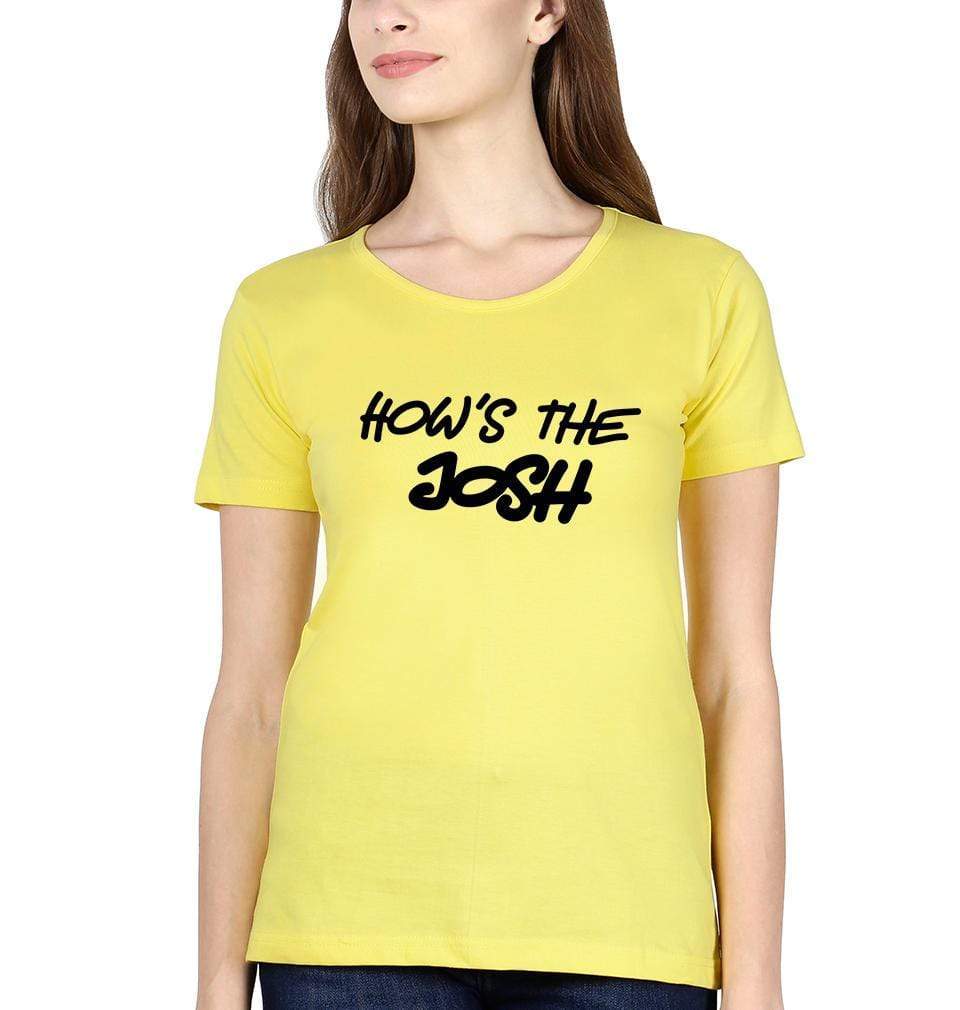 Hows The Josh Womens Half Sleeves T-Shirts-FunkyTradition Half Sleeves T-Shirt FunkyTradition
