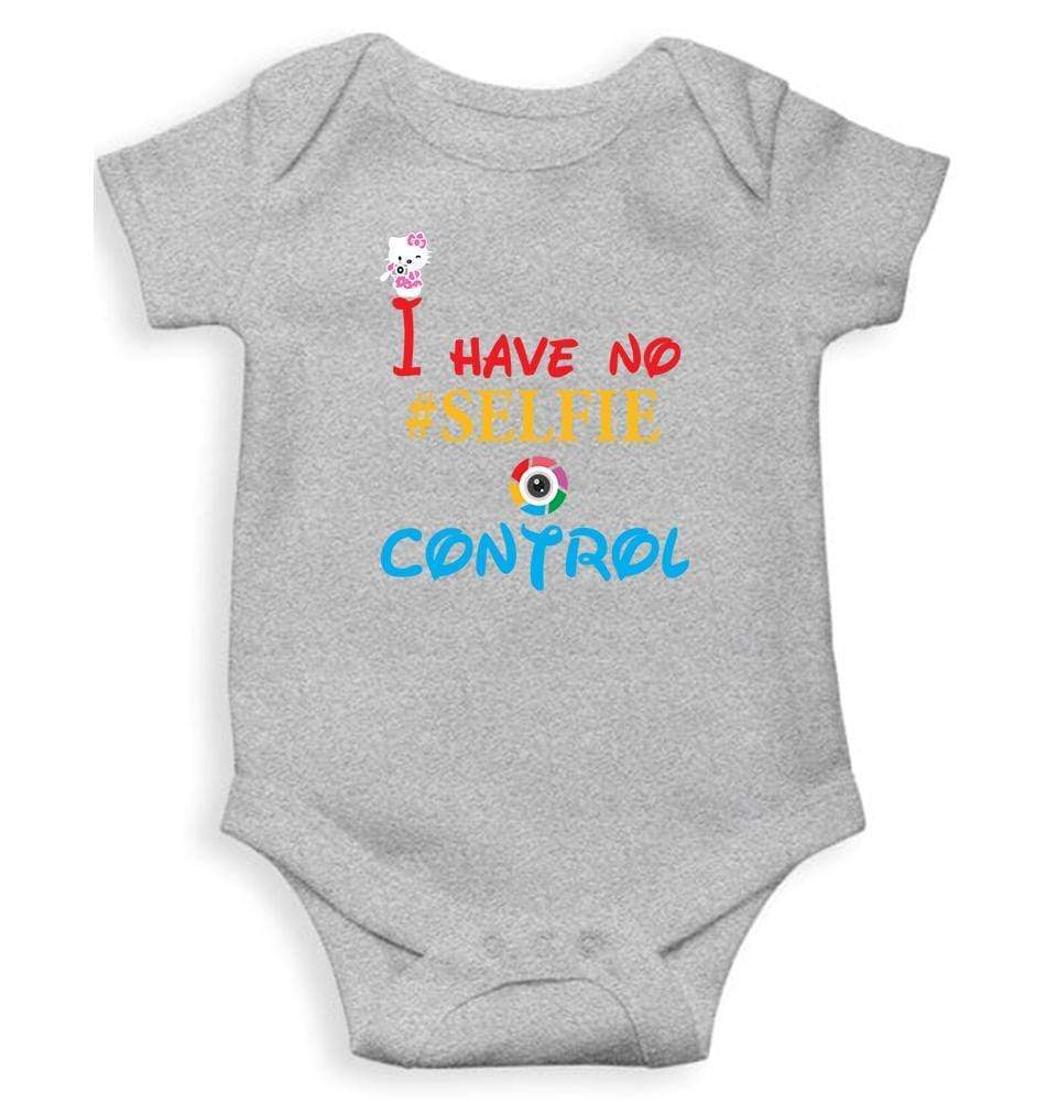 I Have No Selfie Control Rompers for Baby Boy- FunkyTradition FunkyTradition