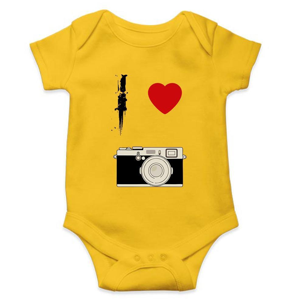 I love camera Rompers for Baby Boy- FunkyTradition FunkyTradition