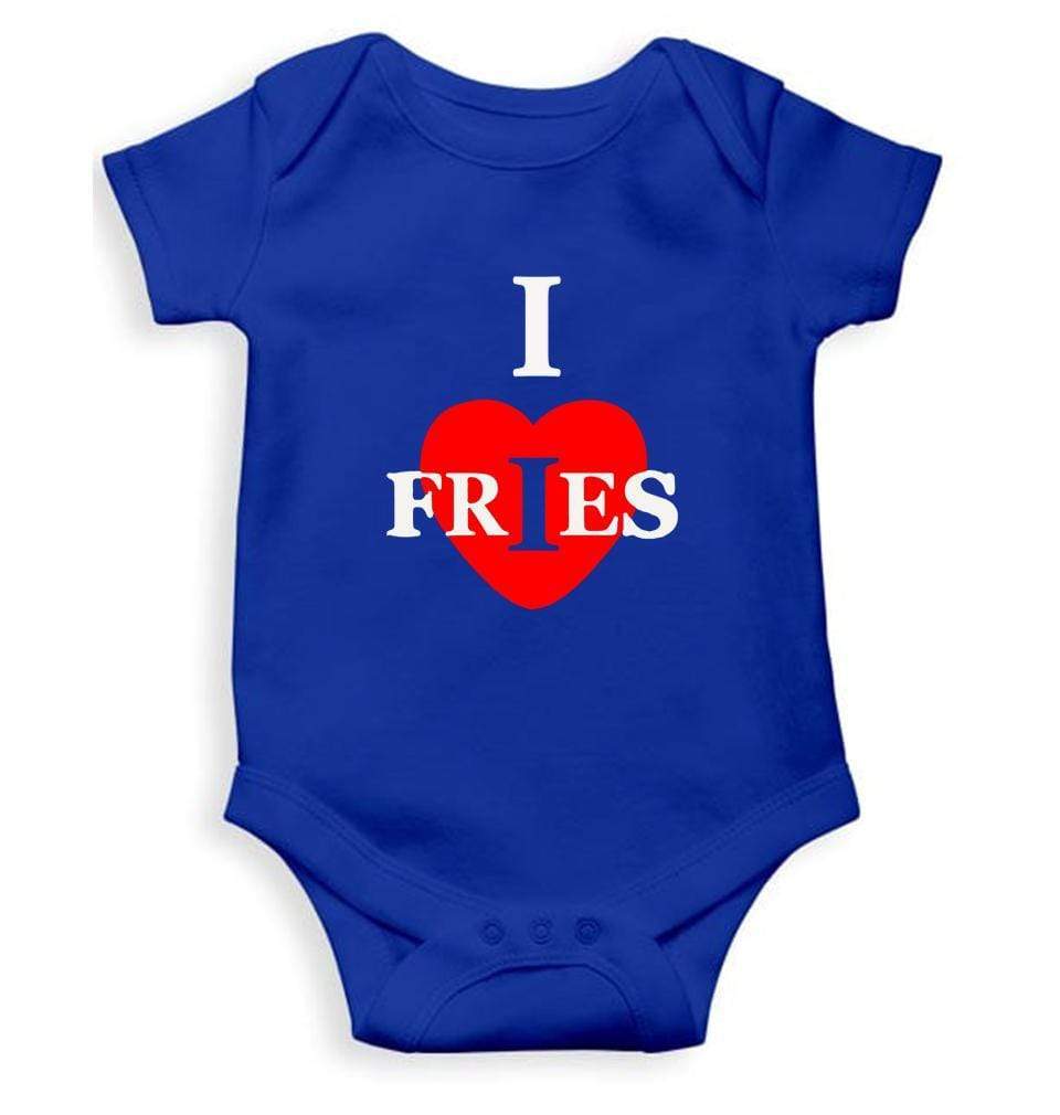 I Love Fries Rompers for Baby Girl- FunkyTradition FunkyTradition