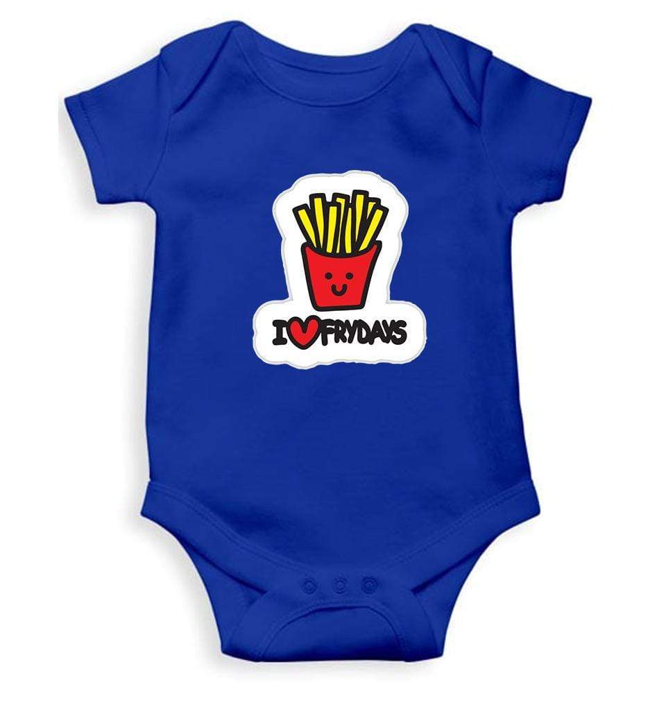 I Love Fry Days aka Fridays Rompers for Baby Girl- FunkyTradition FunkyTradition
