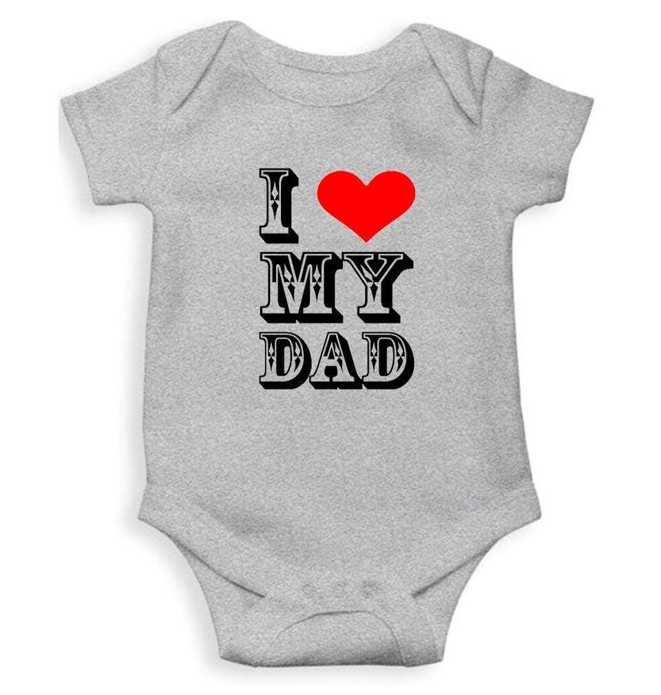 I Love My Dad Rompers for Baby Girl- FunkyTradition FunkyTradition
