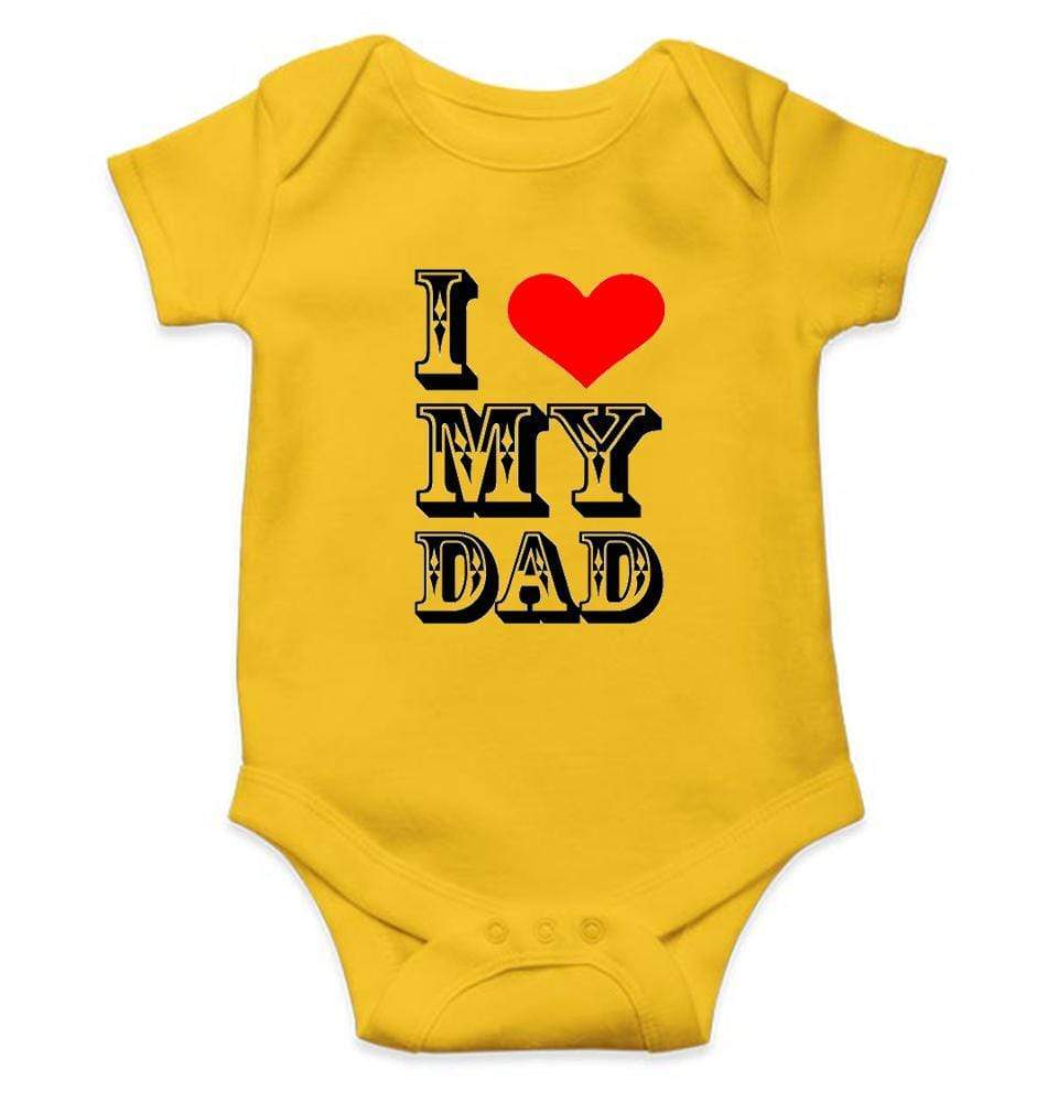 I Love My Dad Rompers for Baby Girl- FunkyTradition FunkyTradition