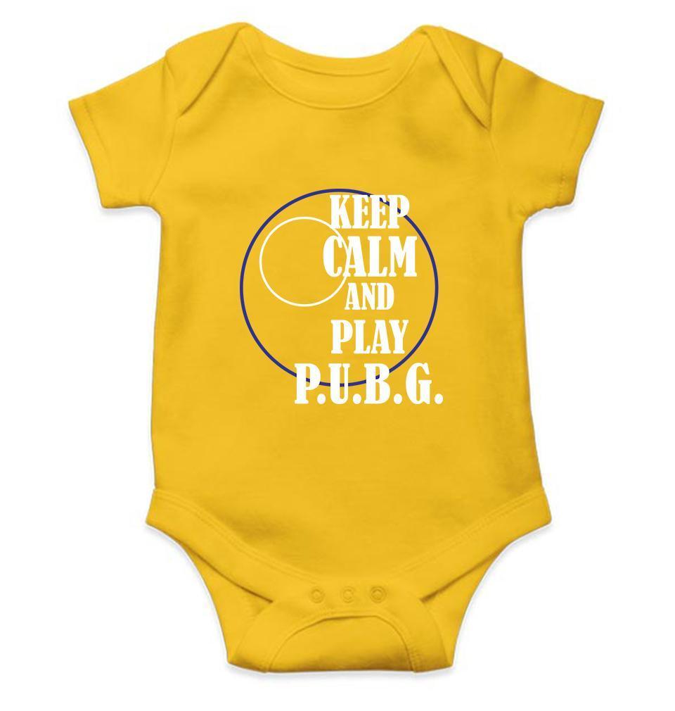 Keep Calm And Play PUBG Rompers for Baby Girl- FunkyTradition FunkyTradition