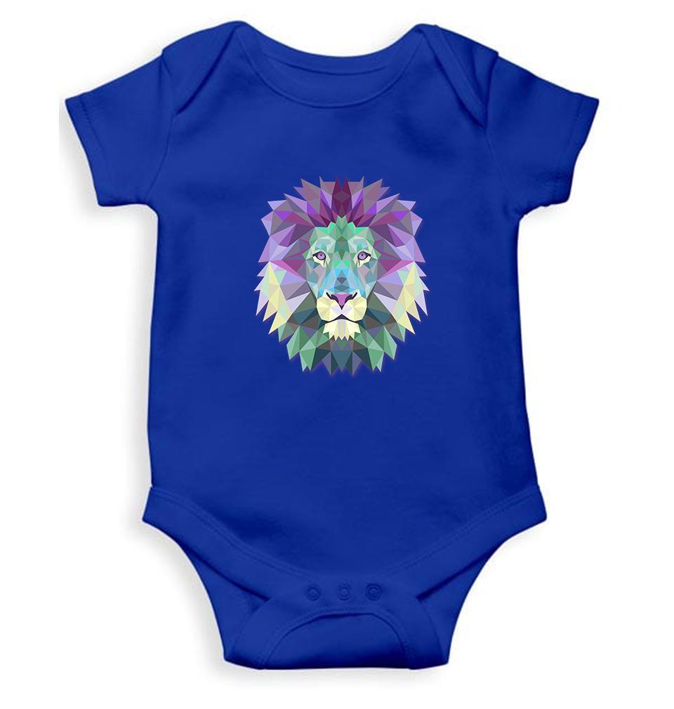 Lion Abstract Rompers for Baby Girl- FunkyTradition FunkyTradition