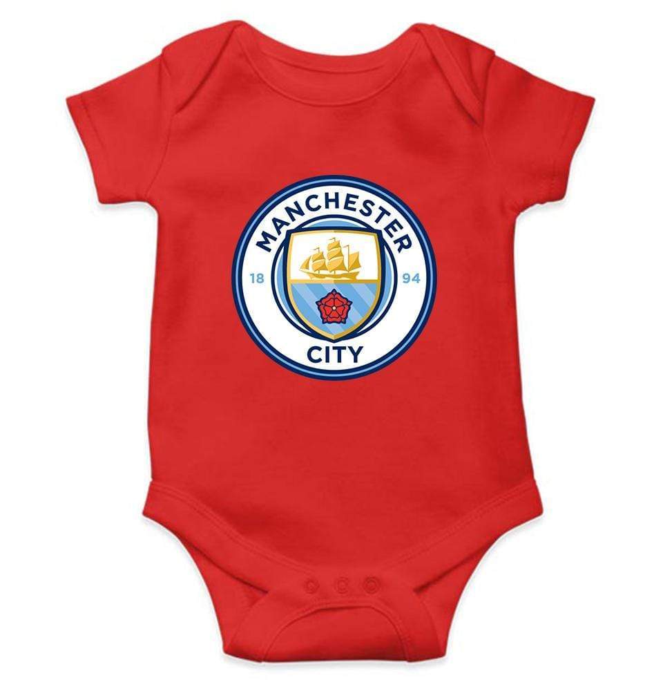 Manchester City Rompers for Baby Girl- FunkyTradition FunkyTradition
