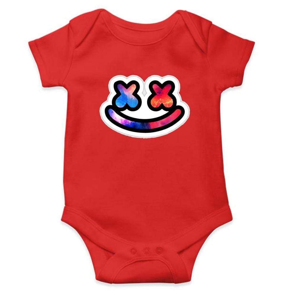 Marshmello Rompers for Baby Girl- FunkyTradition FunkyTradition