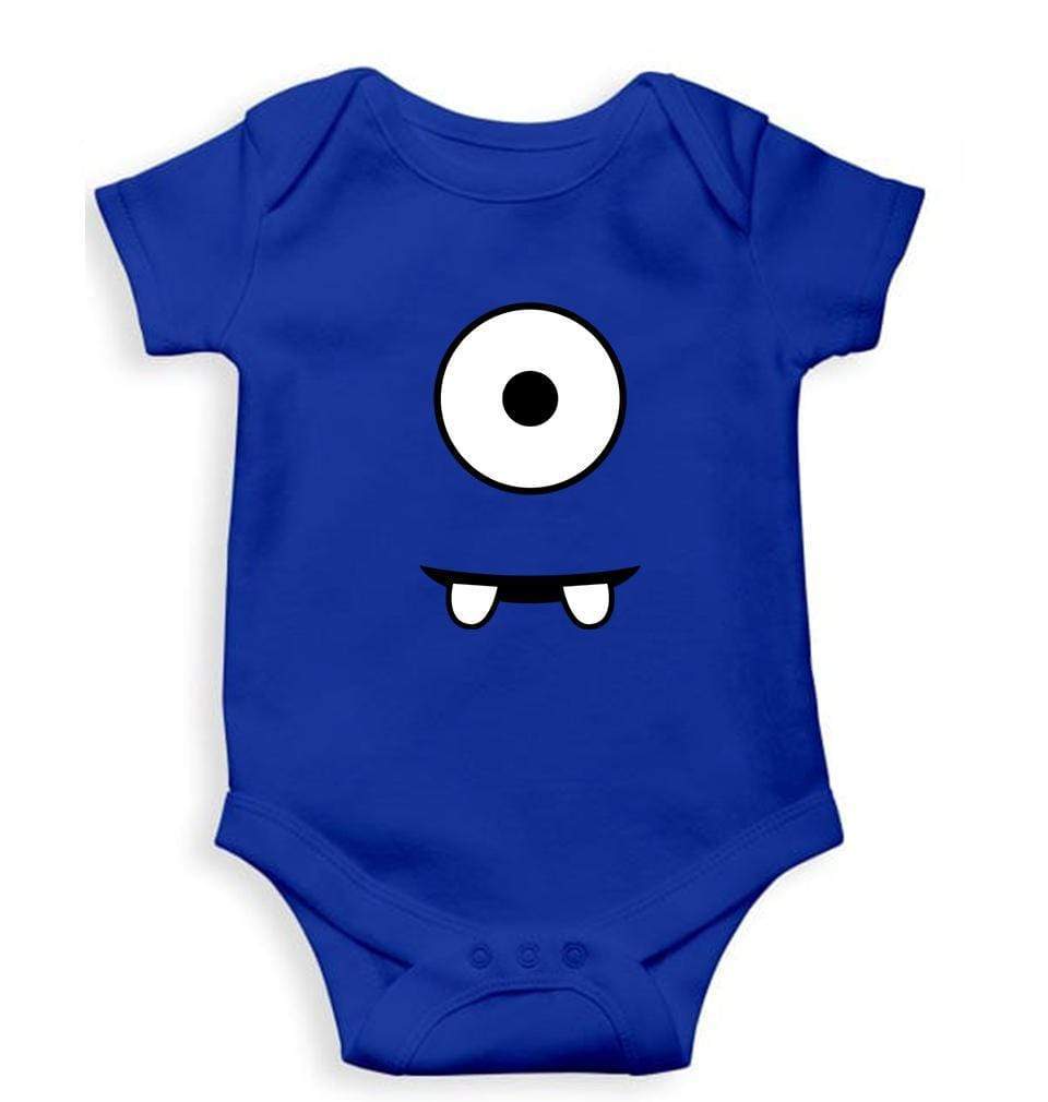 Minion Eye and Teeth Rompers for Baby Boy- FunkyTradition FunkyTradition