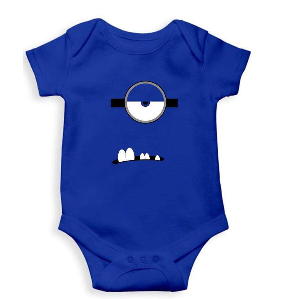 Minion Single Eye and Teeth Rompers for Baby Girl- FunkyTradition FunkyTradition