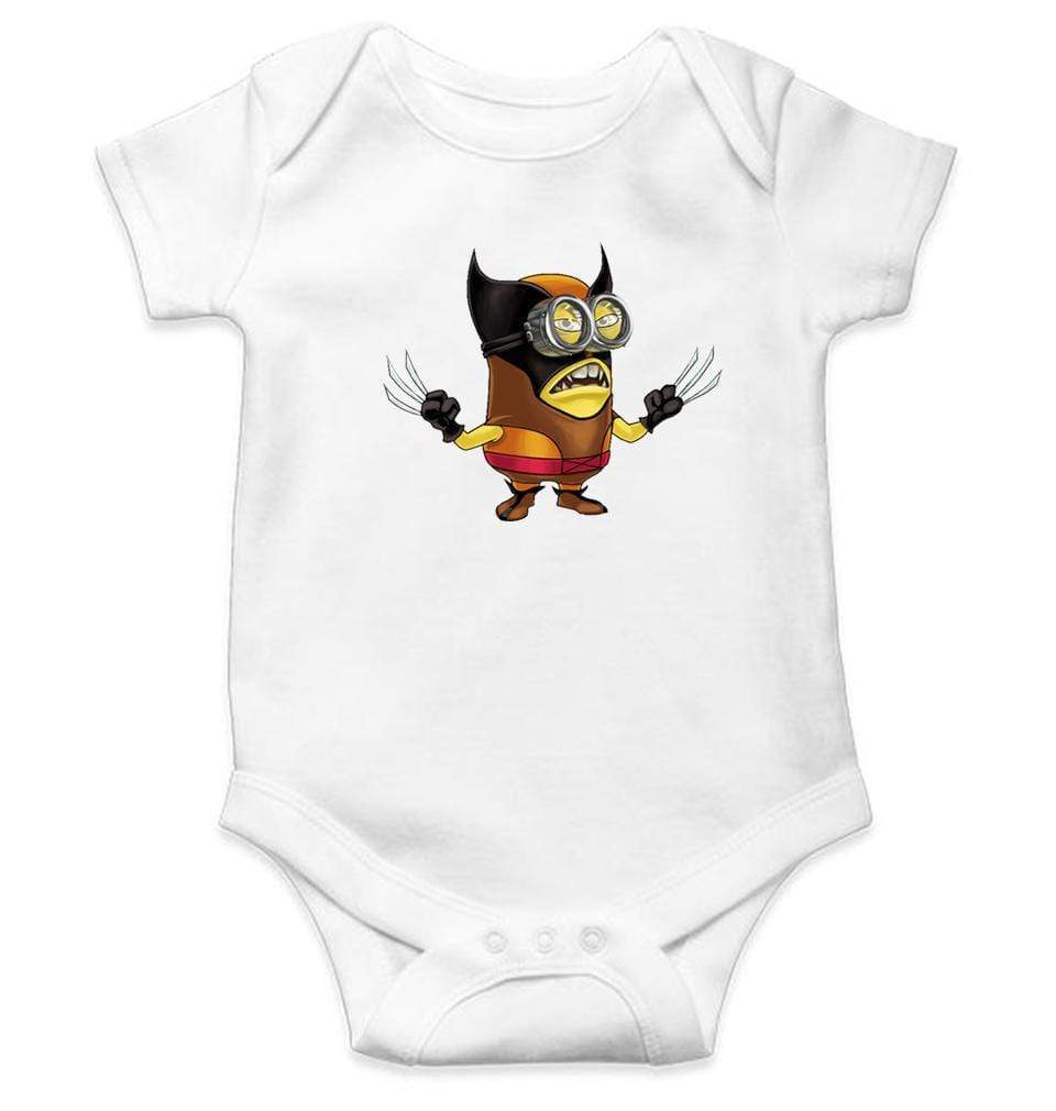 Minion Wolverine Abstract Rompers for Baby Boy- FunkyTradition FunkyTradition