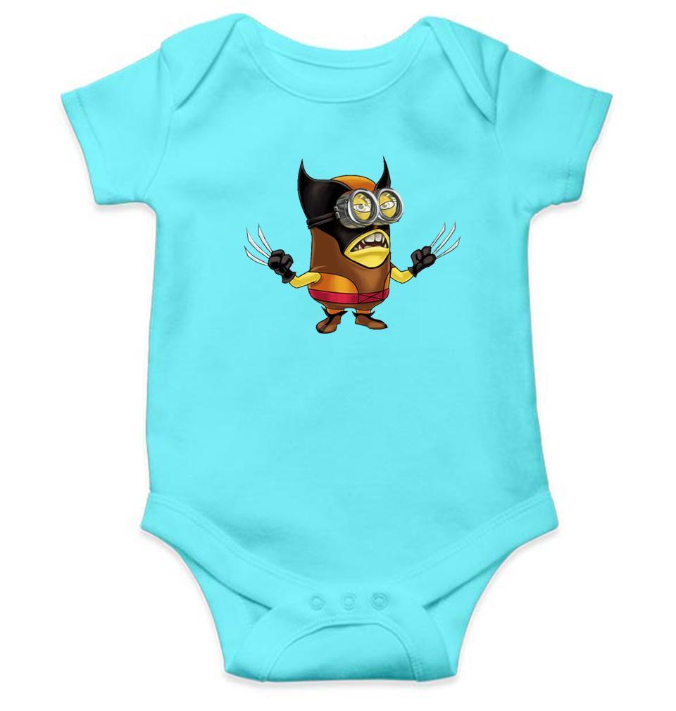 Minion Wolverine Rompers for Baby Girl- FunkyTradition FunkyTradition