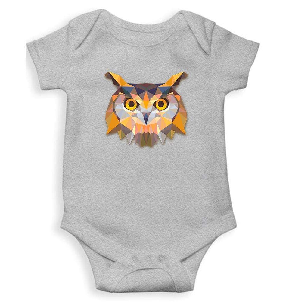 Owl Abstract Rompers for Baby Girl- FunkyTradition FunkyTradition
