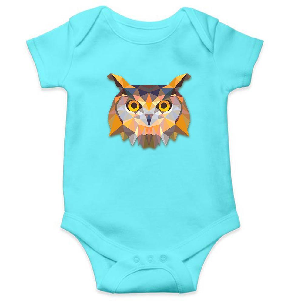 Owl Abstract Rompers for Baby Girl- FunkyTradition FunkyTradition