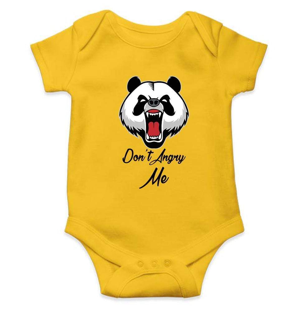 Panda Dont Angry Me Abstract Rompers for Baby Boy- FunkyTradition FunkyTradition