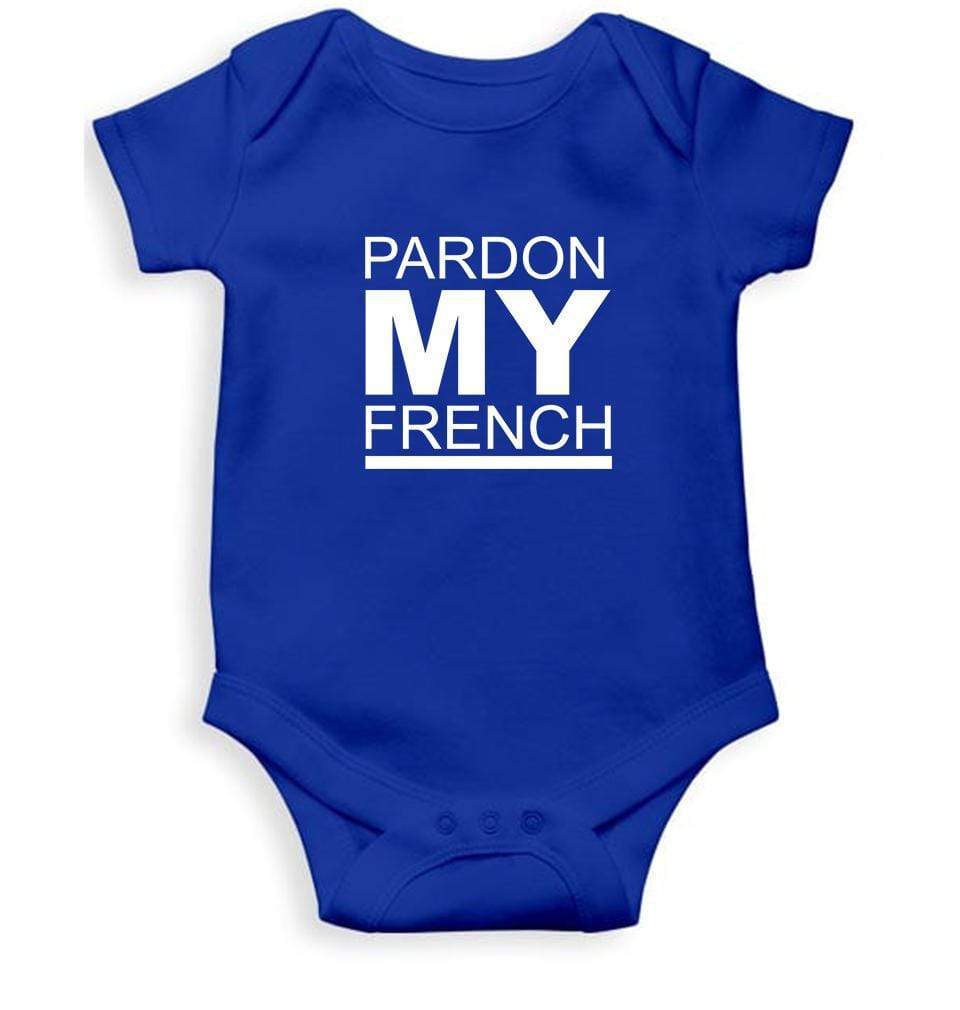 Pardon My French Rompers for Baby Girl- FunkyTradition FunkyTradition