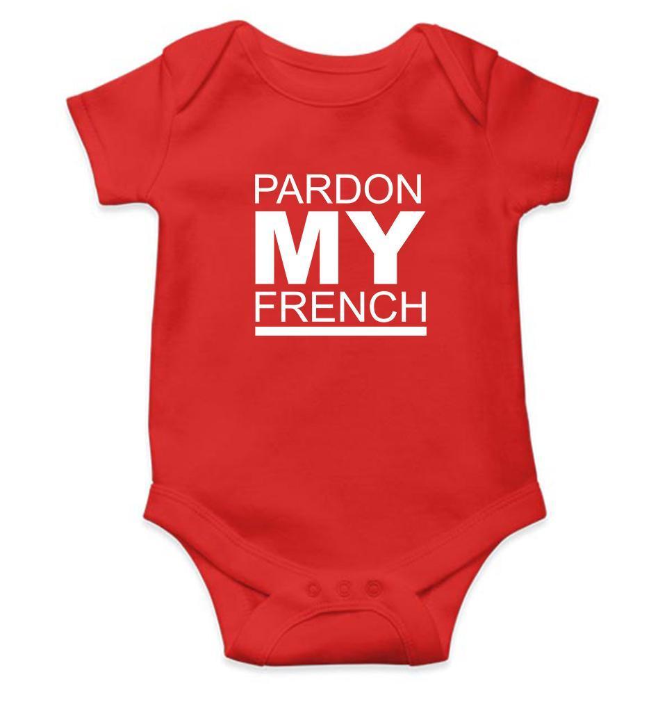 Pardon My French Rompers for Baby Girl- FunkyTradition FunkyTradition