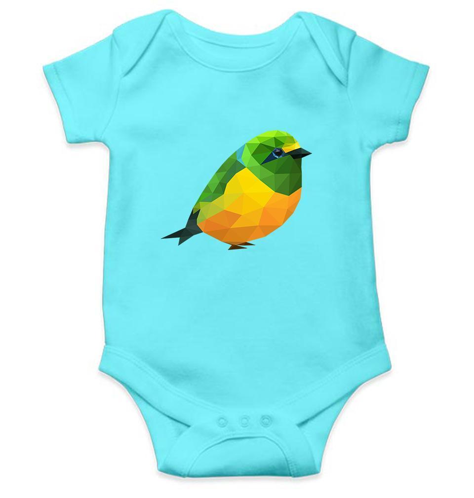 Pologhram Bird Abstract Rompers for Baby Girl- FunkyTradition FunkyTradition