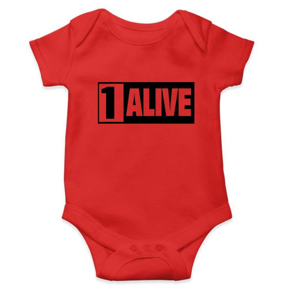 PUBG 1 Alive Rompers for Baby Girl- FunkyTradition FunkyTradition