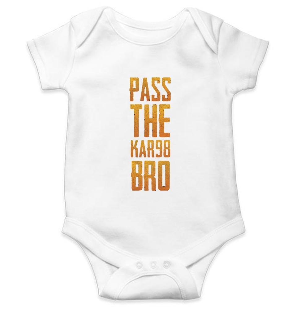 PUBG Pass The KAR98 Bro Rompers for Baby Girl- FunkyTradition FunkyTradition