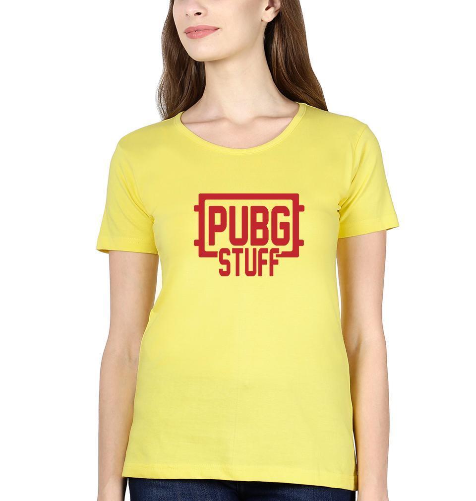 Pubg Stuff Womens Half Sleeves T-Shirts-FunkyTradition Half Sleeves T-Shirt FunkyTradition