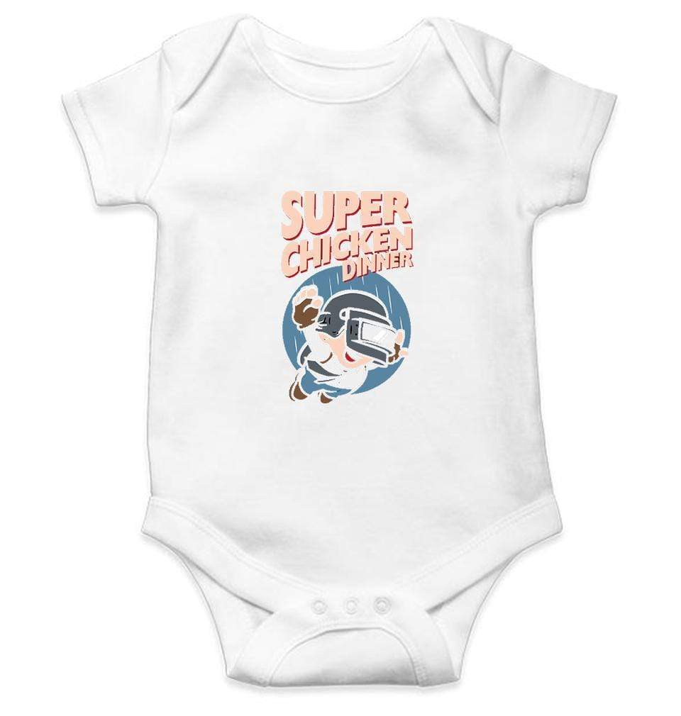 PUBG Super Chicken Dinner Rompers for Baby Girl- FunkyTradition FunkyTradition