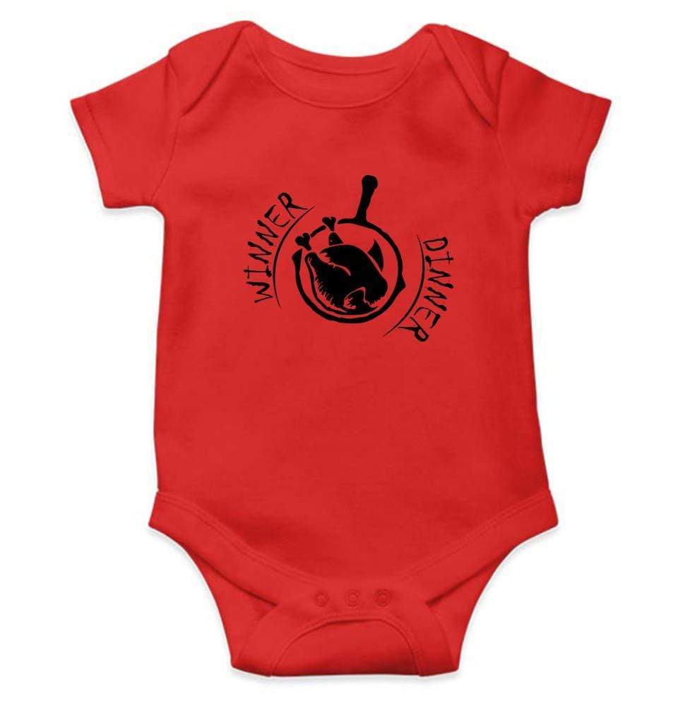 PUBG Winner Dinner Rompers for Baby Boy- FunkyTradition FunkyTradition