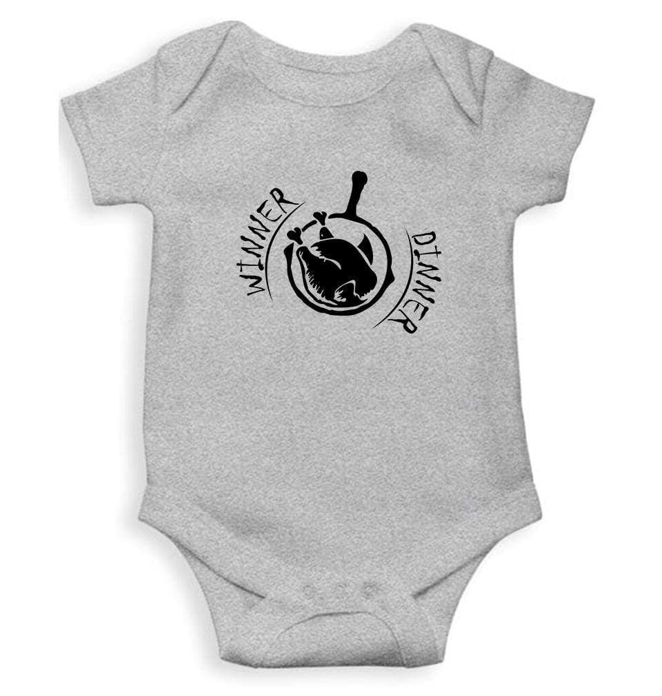 PUBG Winner Dinner Rompers for Baby Boy- FunkyTradition FunkyTradition