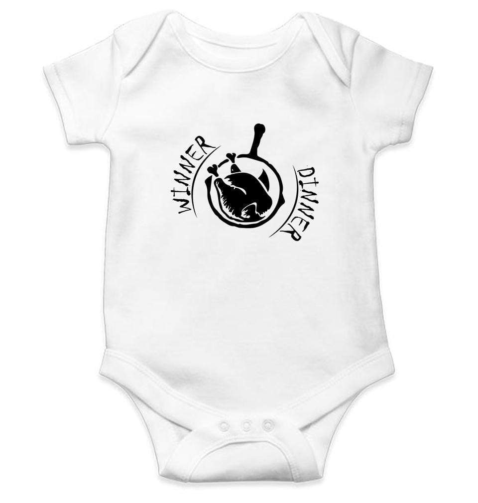 PUBG Winner Dinner Rompers for Baby Boy- FunkyTradition FunkyTradition