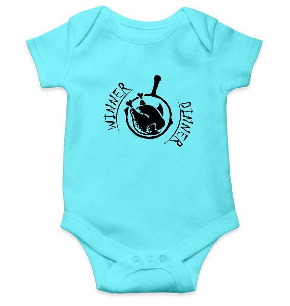 PUBG Winner Dinner Rompers for Baby Boy- FunkyTradition FunkyTradition