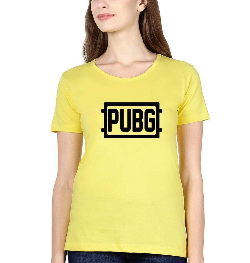PUBG Womens Half Sleeves T-Shirts-FunkyTradition Half Sleeves T-Shirt FunkyTradition