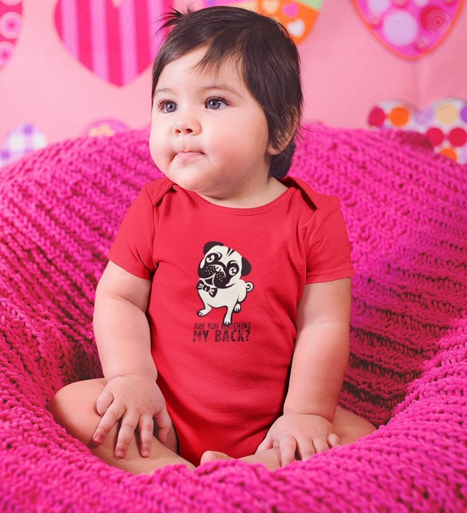 PUG Dog Abstract Rompers for Baby Girl- FunkyTradition FunkyTradition