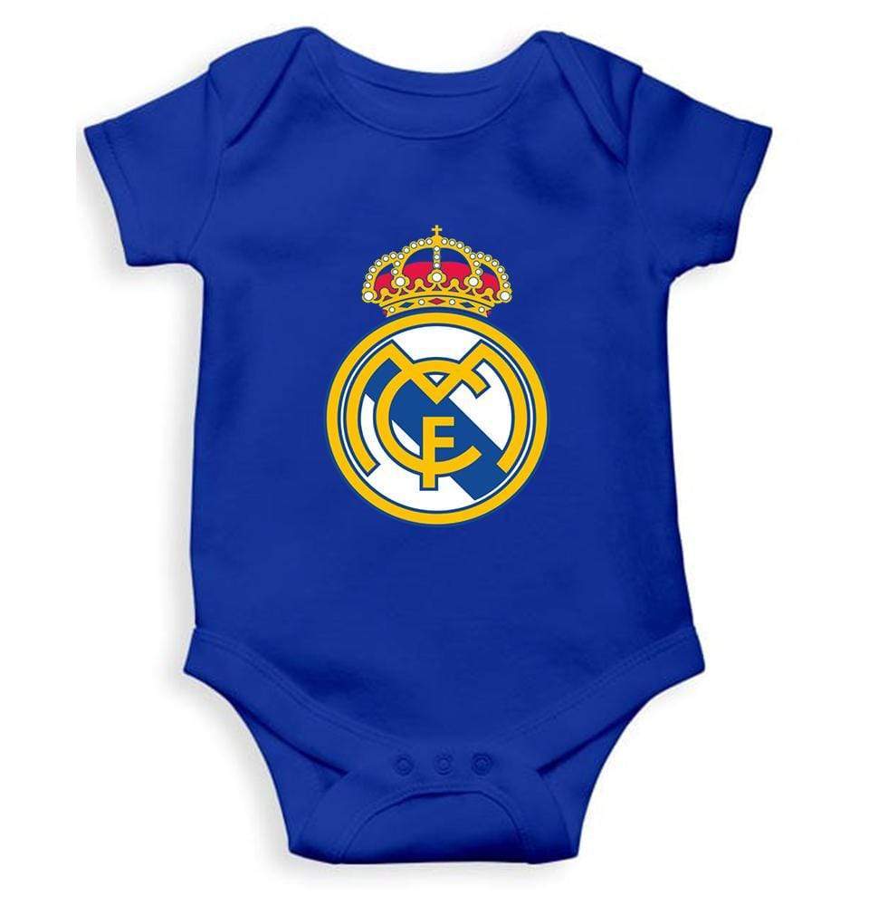 Real Madrid Rompers for Baby Boy- FunkyTradition FunkyTradition