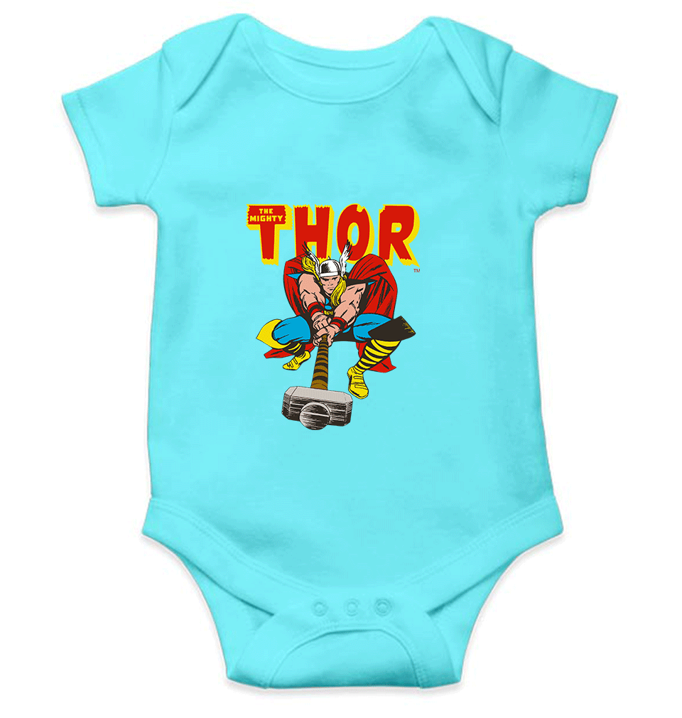 The Mighty Thor Rompers for Baby Boy- FunkyTradition FunkyTradition