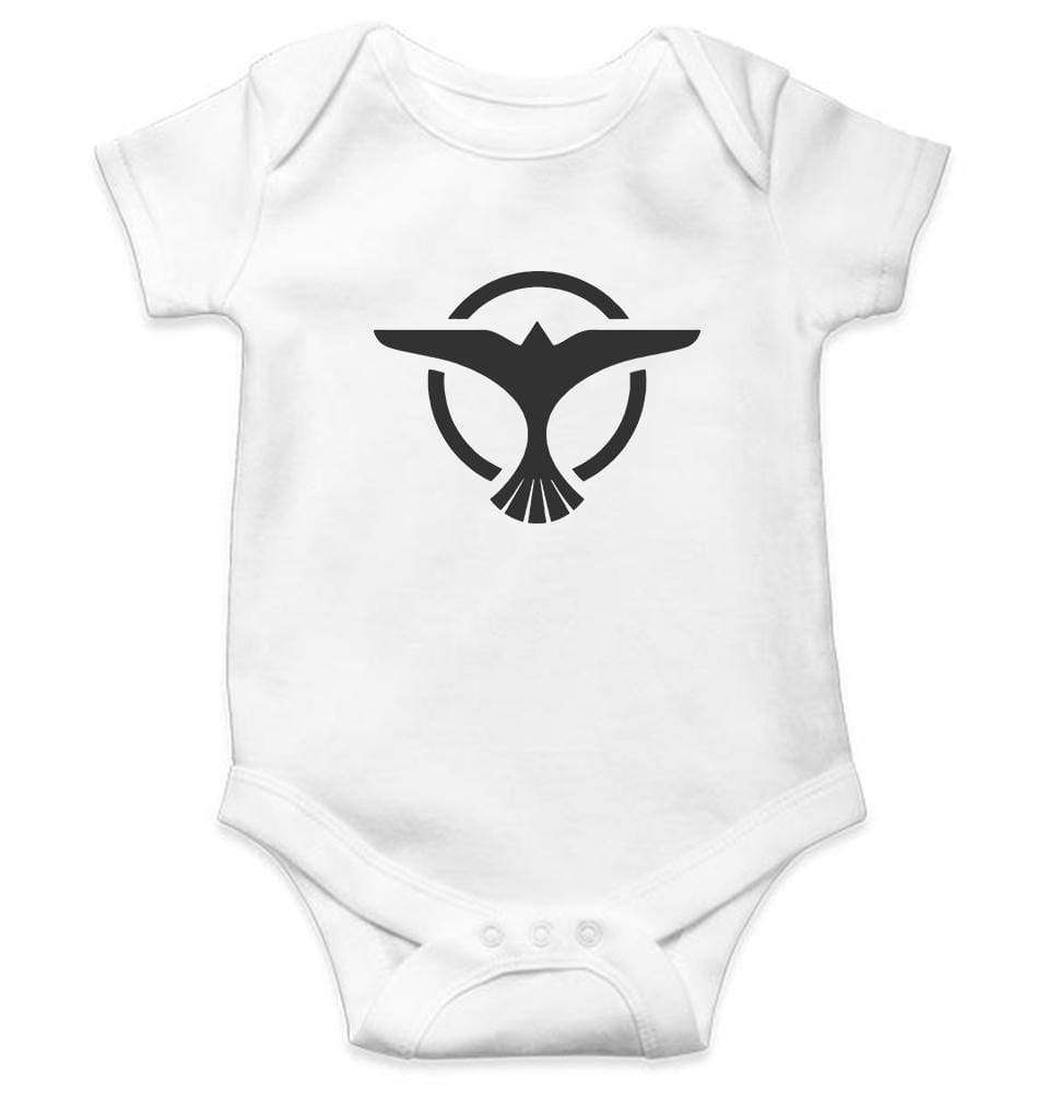 Tiesto Logo Rompers for Baby Girl- FunkyTradition FunkyTradition