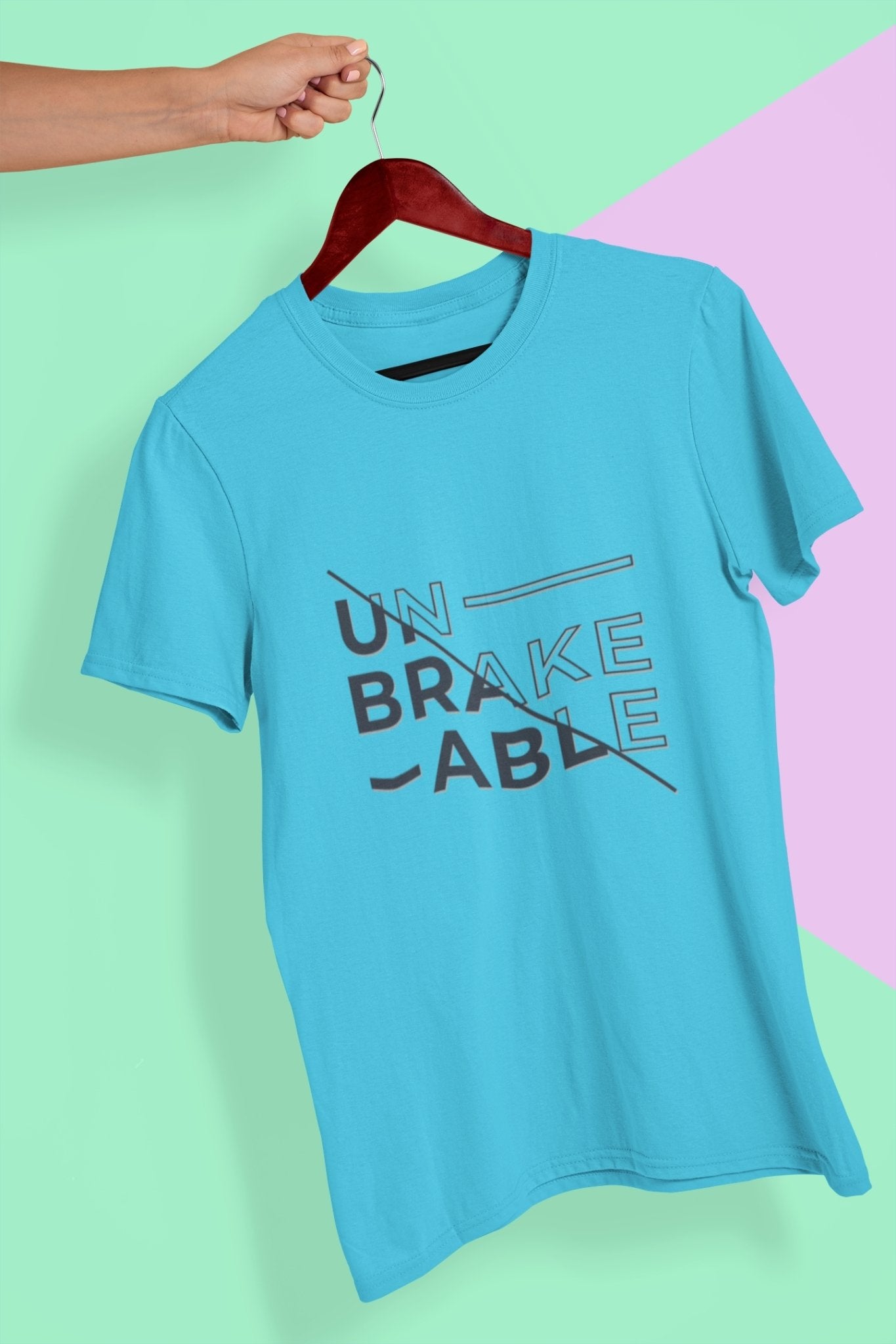 Unbreakable Women Half Sleeves T-shirt- FunkyTeesClub - Funky Tees Club