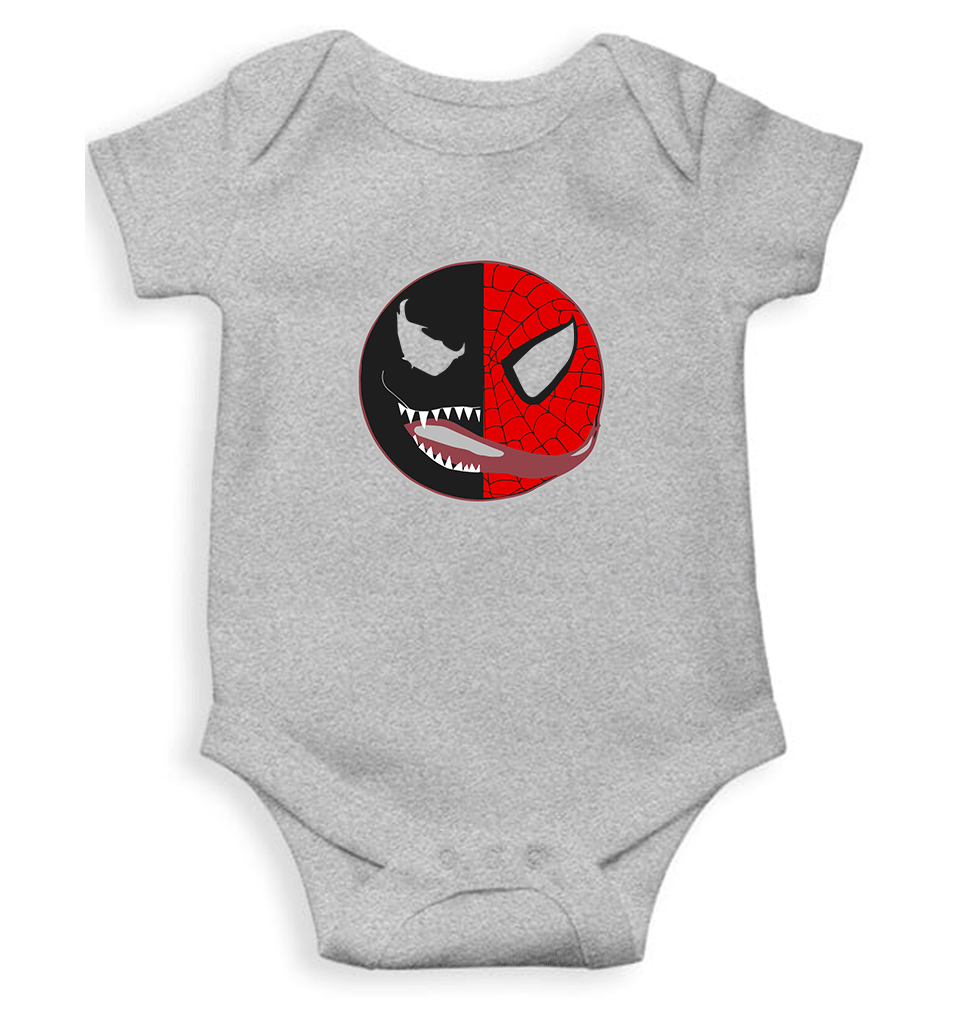 Venom VS Spiderman Rompers for Baby Boy- FunkyTradition FunkyTradition