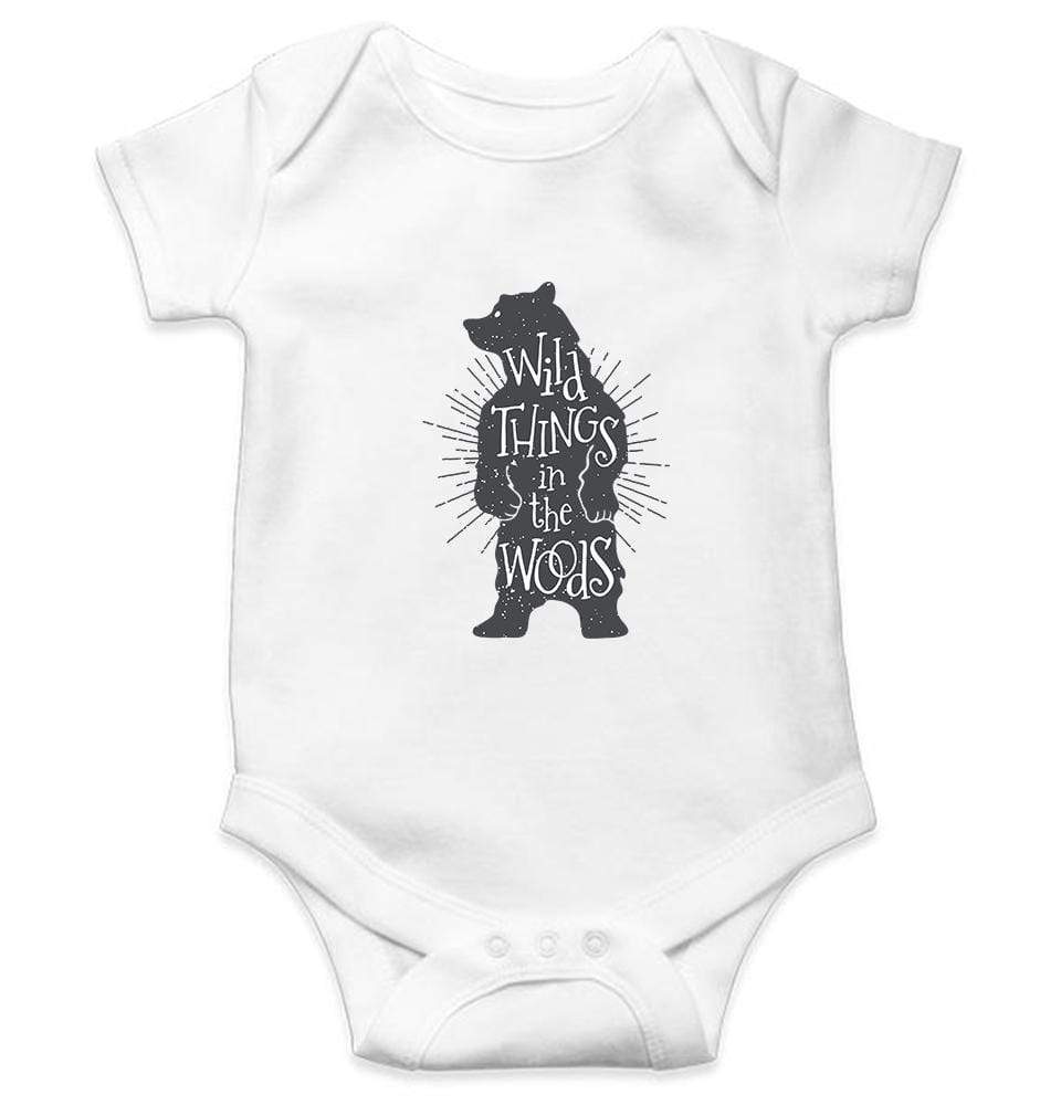 Wild things in the woods Rompers for Baby Girl- FunkyTradition FunkyTradition