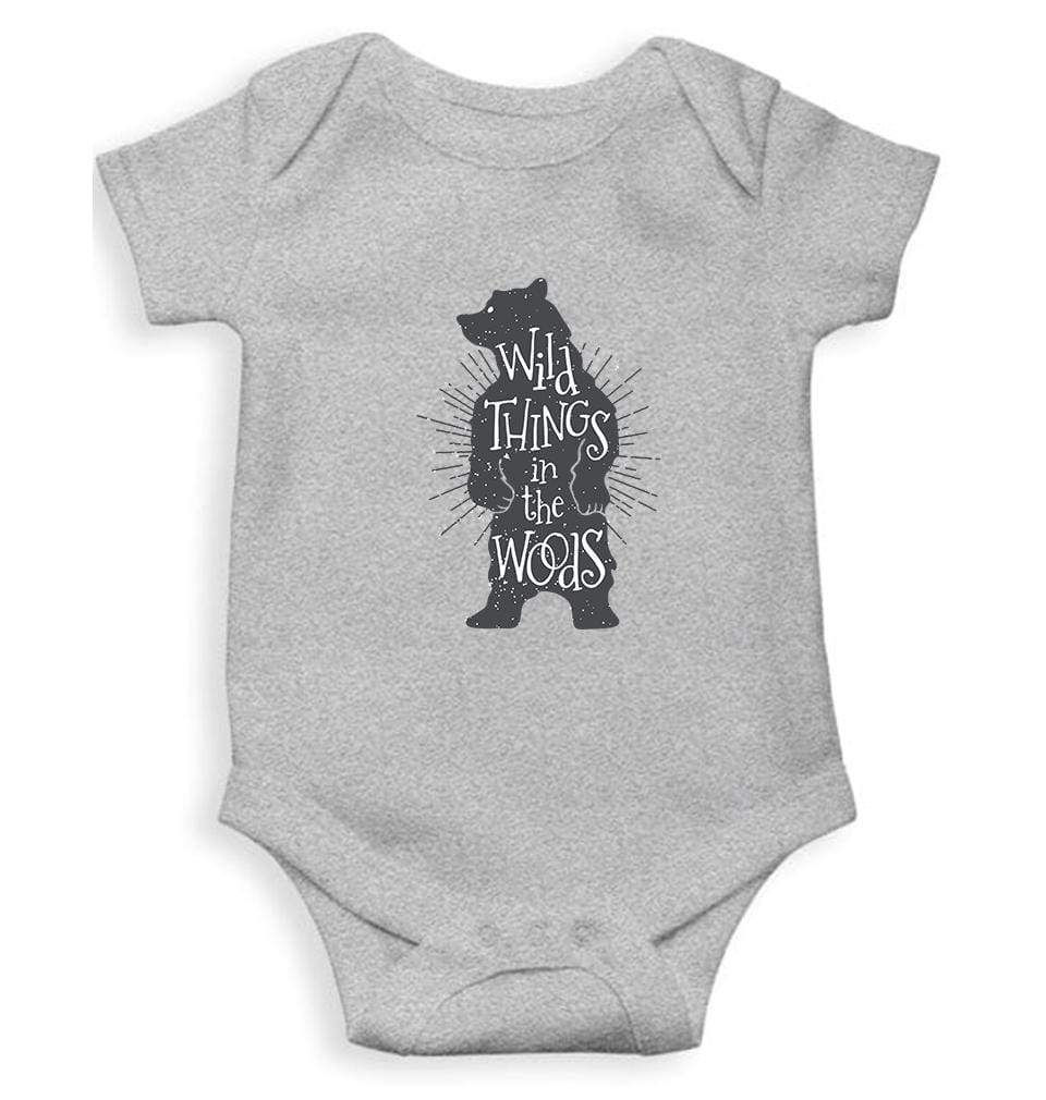 Wild things in the woods Rompers for Baby Girl- FunkyTradition FunkyTradition