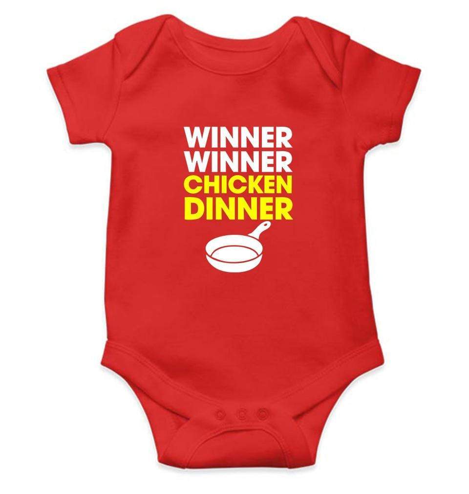 Winner Winner Chicken Dinner PUBG Rompers for Baby Boy- FunkyTradition FunkyTradition