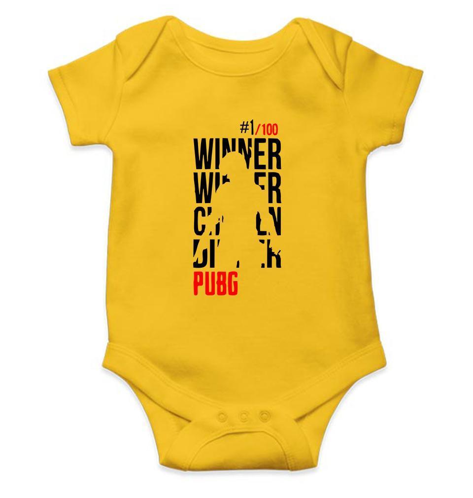 Winner Winner Chicken Dinner PUBG Rompers for Baby Boy- FunkyTradition FunkyTradition