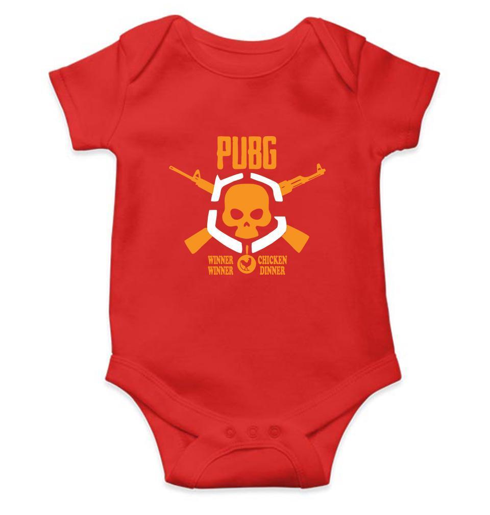 Winner Winner Chicken Dinner PUBG Rompers for Baby Boy- FunkyTradition FunkyTradition