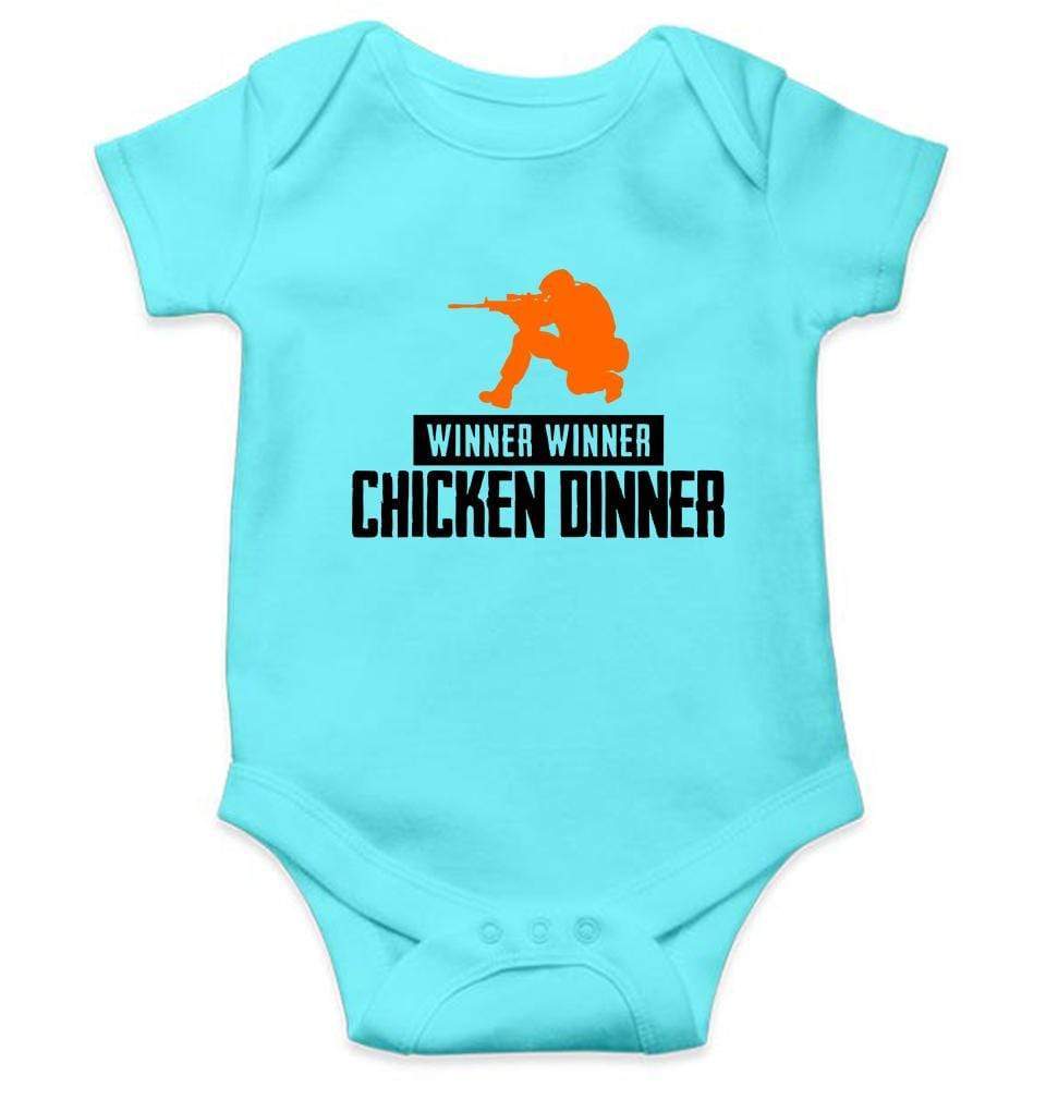 Winner Winner Chicken Dinner PUBG Rompers for Baby Boy- FunkyTradition FunkyTradition