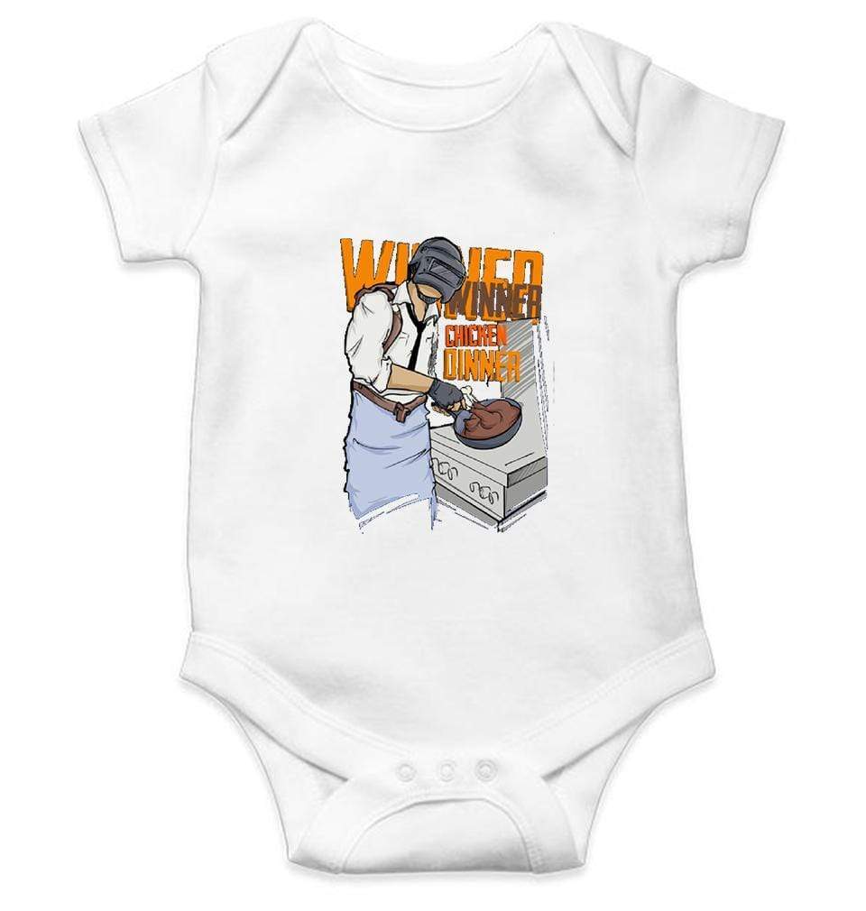 Winner Winner Chicken Dinner PUBG Rompers for Baby Boy- FunkyTradition FunkyTradition