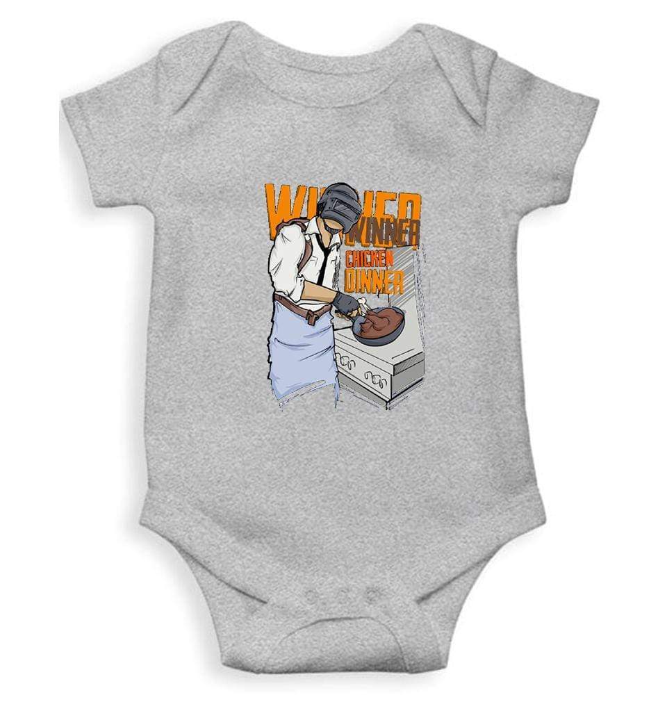 Winner Winner Chicken Dinner PUBG Rompers for Baby Boy- FunkyTradition FunkyTradition