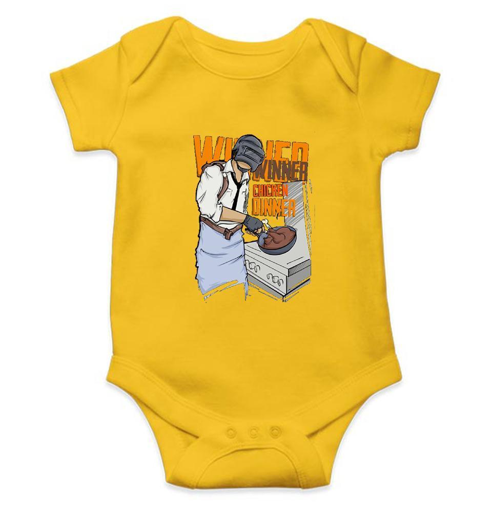 Winner Winner Chicken Dinner PUBG Rompers for Baby Boy- FunkyTradition FunkyTradition