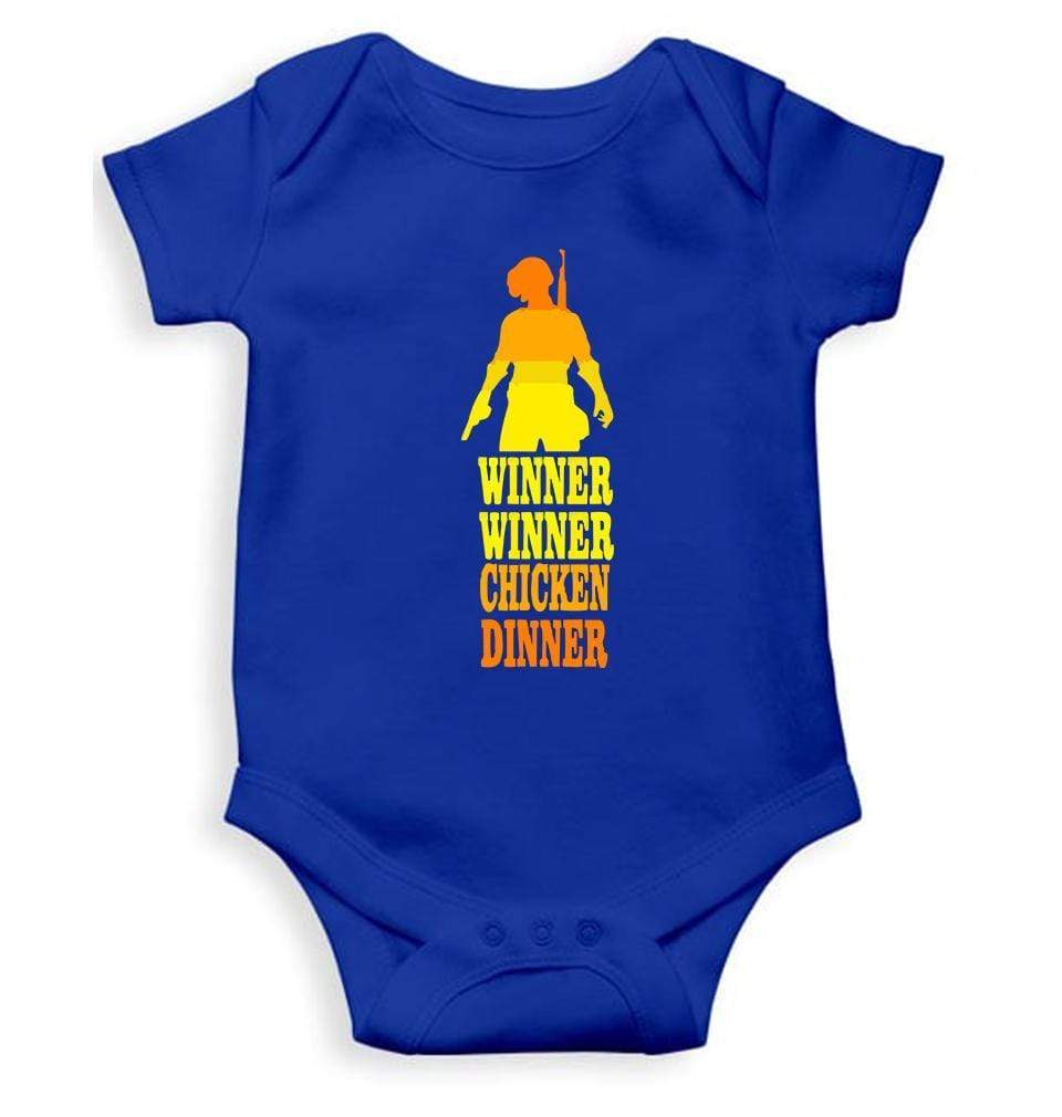 Winner Winner Chicken Dinner PUBG Rompers for Baby Boy- FunkyTradition FunkyTradition