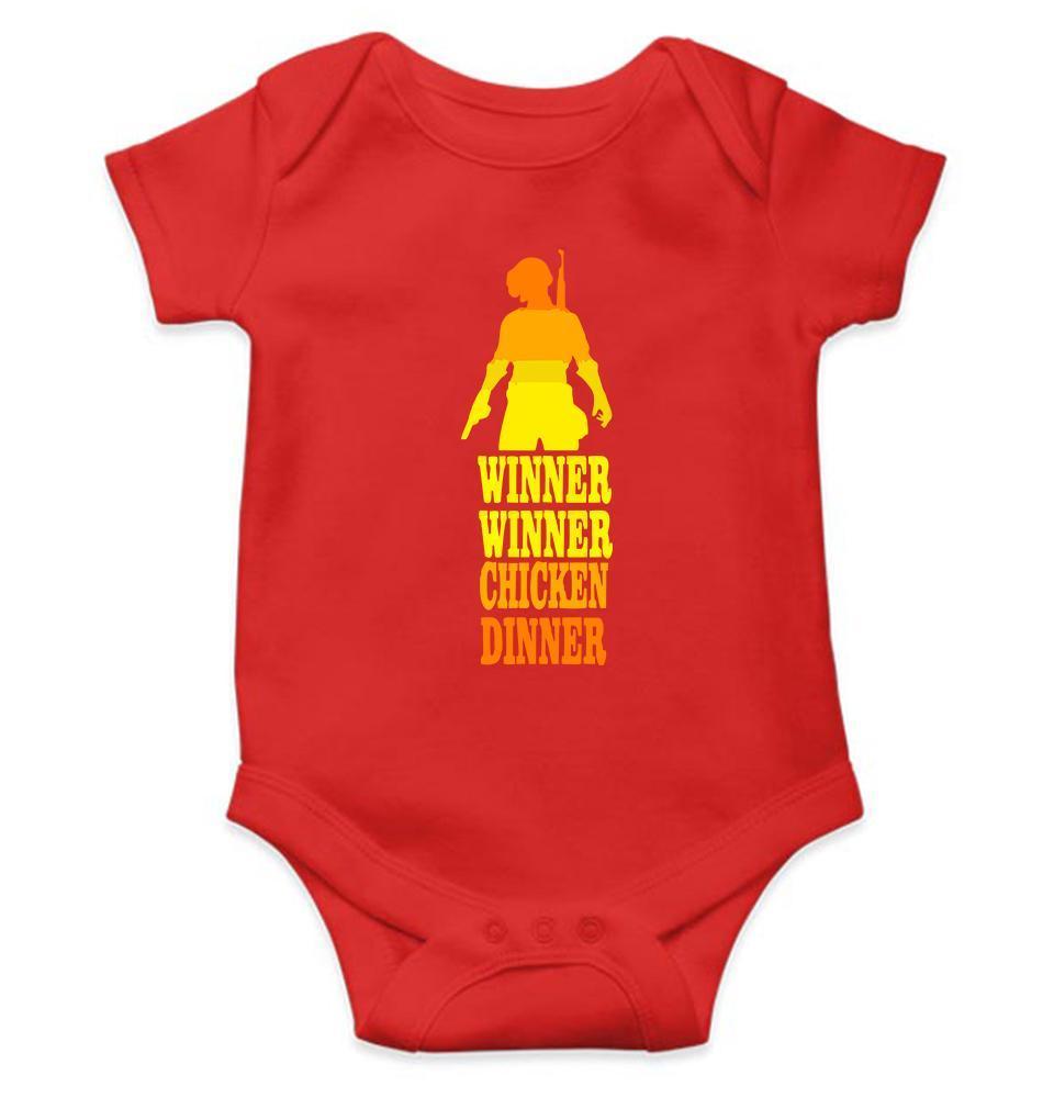 Winner Winner Chicken Dinner PUBG Rompers for Baby Boy- FunkyTradition FunkyTradition