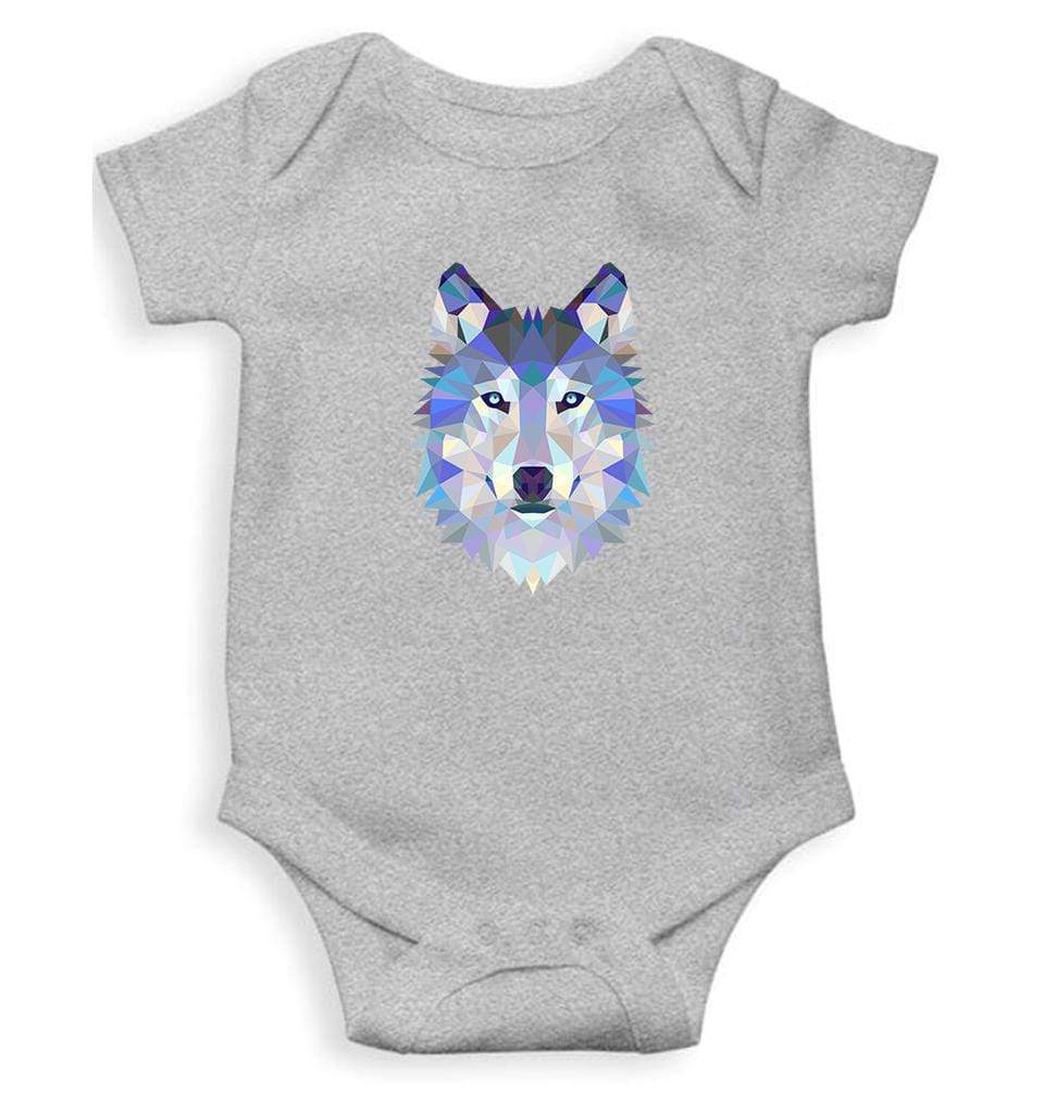 Wolf Rompers for Baby Boy- FunkyTradition FunkyTradition