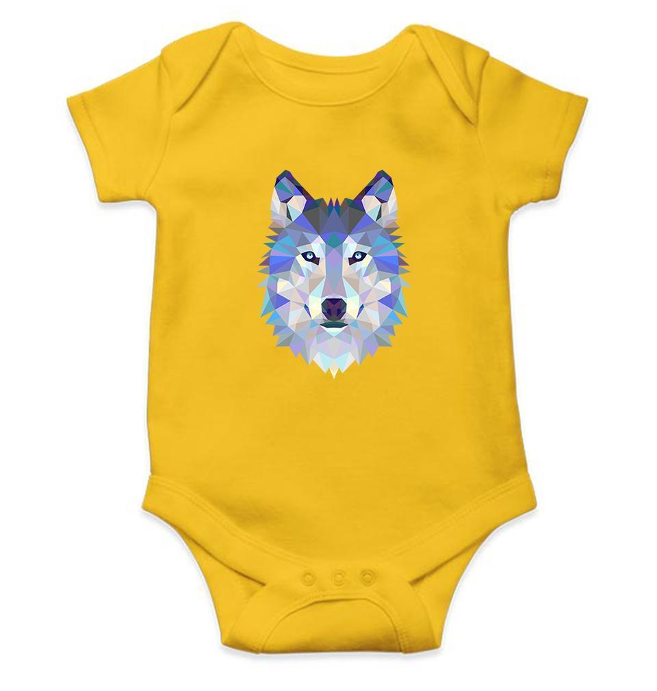 Wolf Rompers for Baby Boy- FunkyTradition FunkyTradition